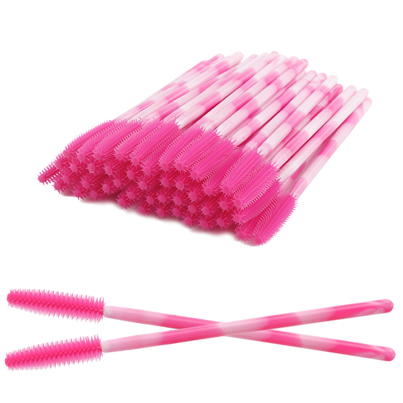 Eyelash Extension Vendor - 50/100 шт. одноразовые силиконовые щеточки для