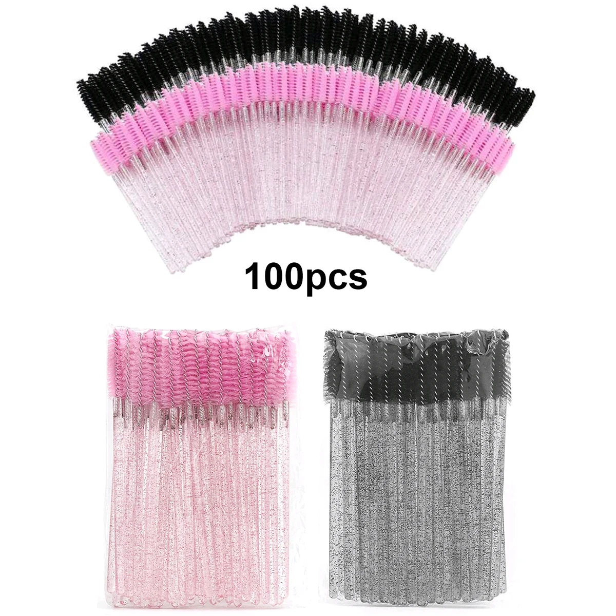 Eyelash Extension Vendor - 100 шт. одноразовых щеточек-спиралек для наращивания