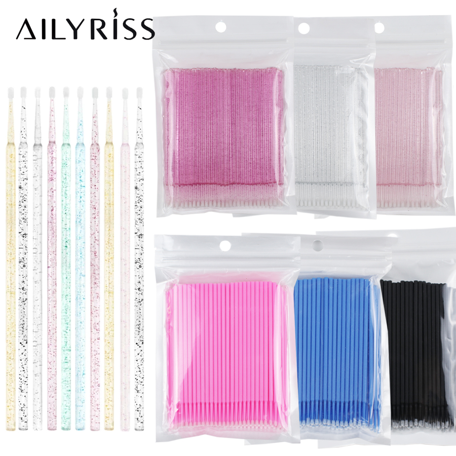 Eyelash Extension Vendor - 500 шт./лот, одноразовый аппликатор, микрокисти для
