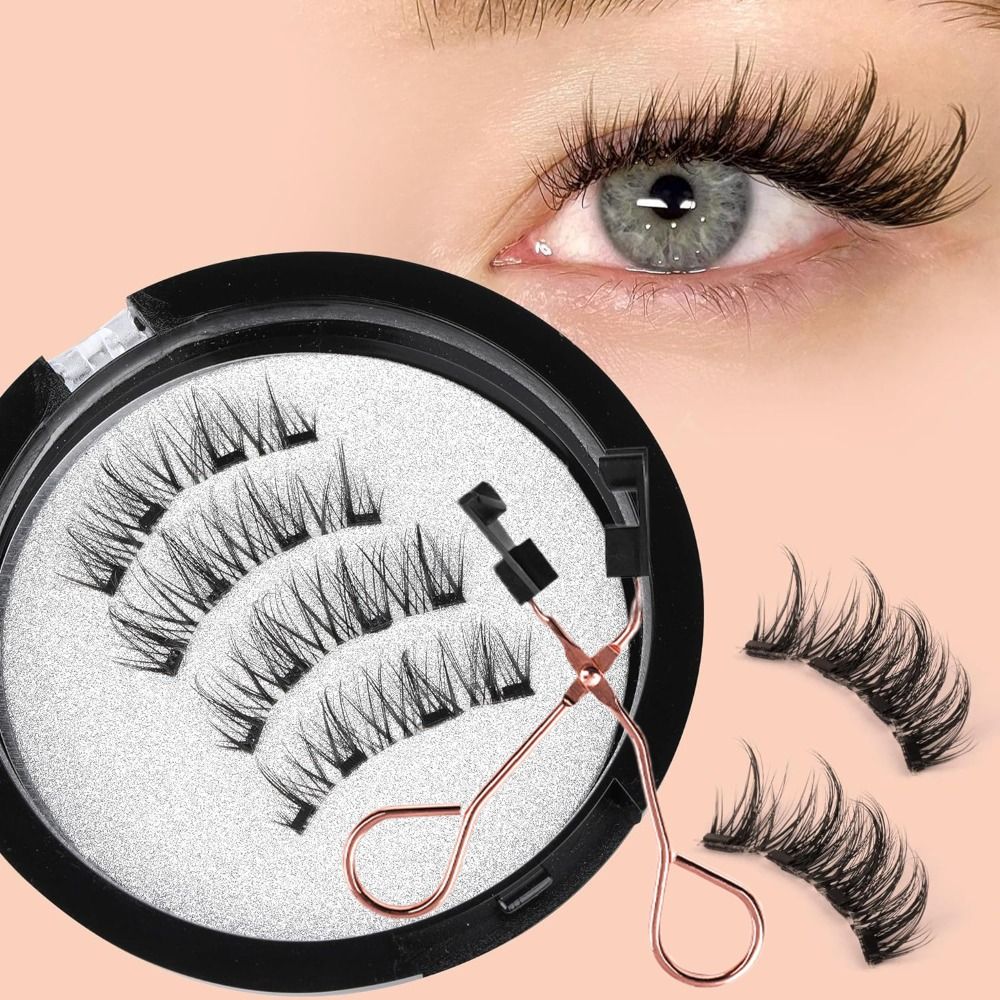 Eyelash Extension Eyeliner - Магнитные ресницы без клея, естественный вид,