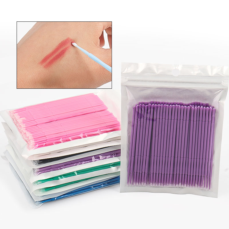 Eyelash Extension Vendor - 100 шт./пакет, бамбуковые тампоны для наращивания
