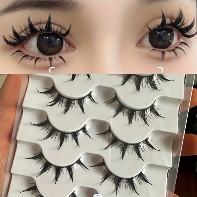 Eyelash Extension Anime Style - 5 пар накладных ресниц в стиле