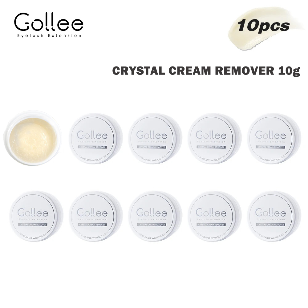 Lash Removal Cream - Gollee 5/10 шт. профессиональный крем для