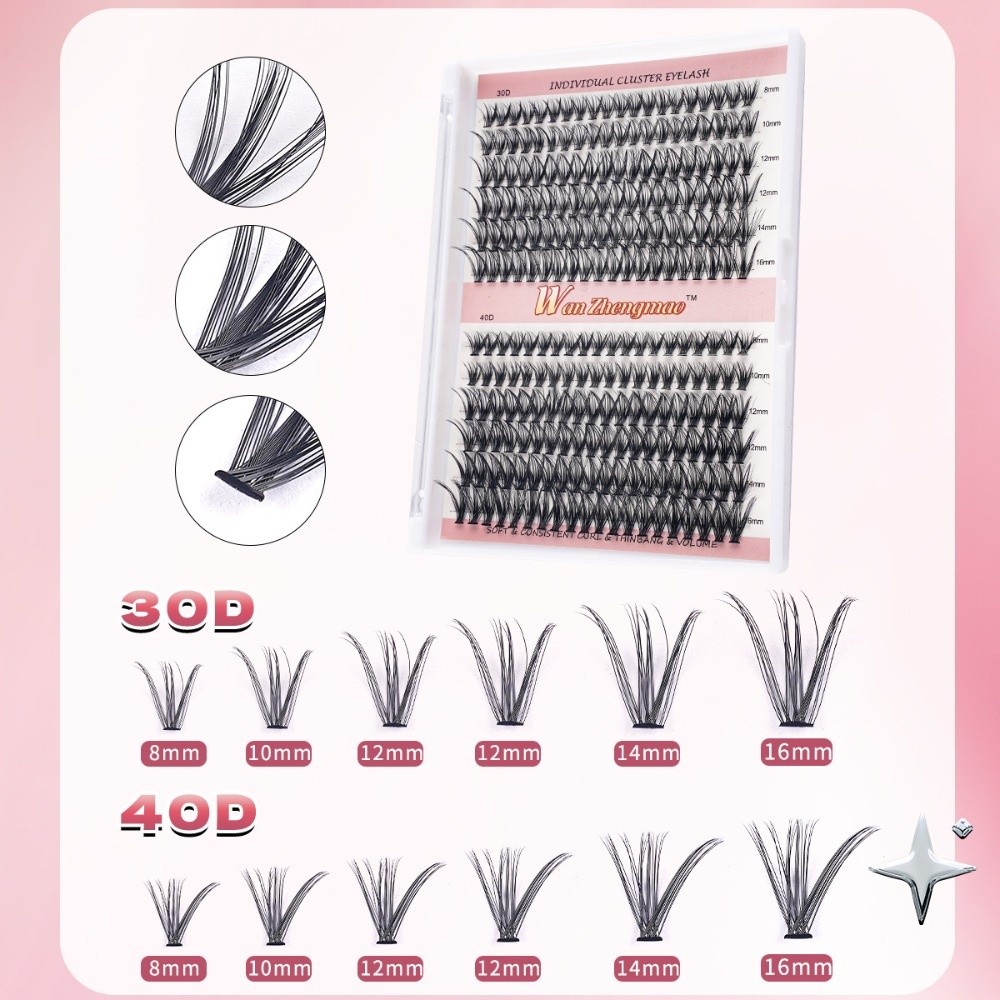 Eyelash Extension Natural Look - Накладные ресницы 8-16 мм для самостоятельного