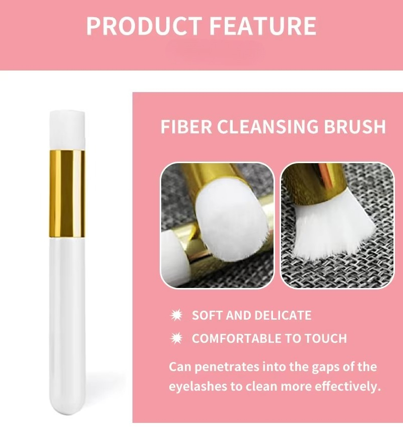 Eyelash Extension Eyeliner - Щетка для очистки ресниц и бровей,