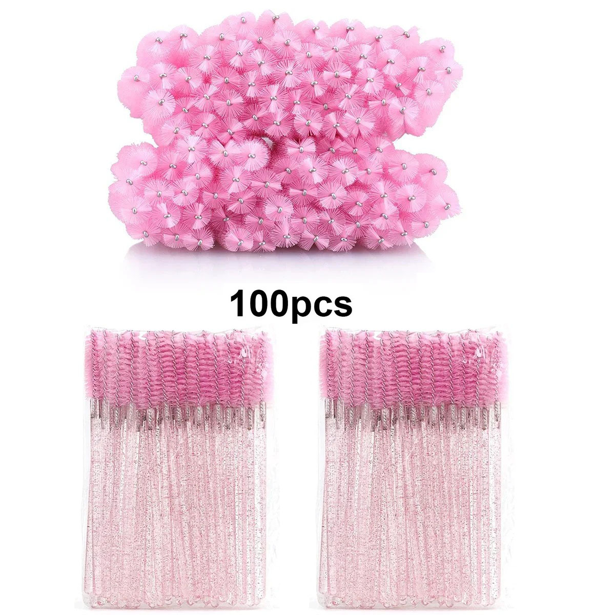 100 шт. одноразовые кисти для  – обзор и цена Eyelash Extension Vendor