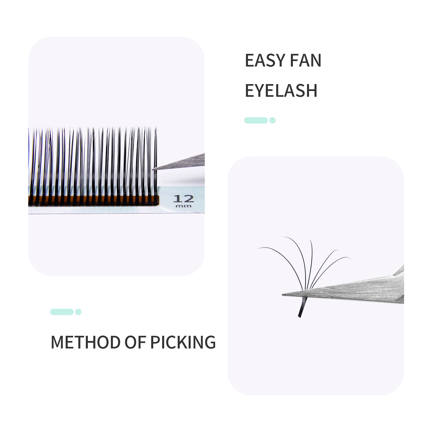 GLAMLASH 5D Цветочные ресницы, – обзор и цена Eyelash Extension Anime Style