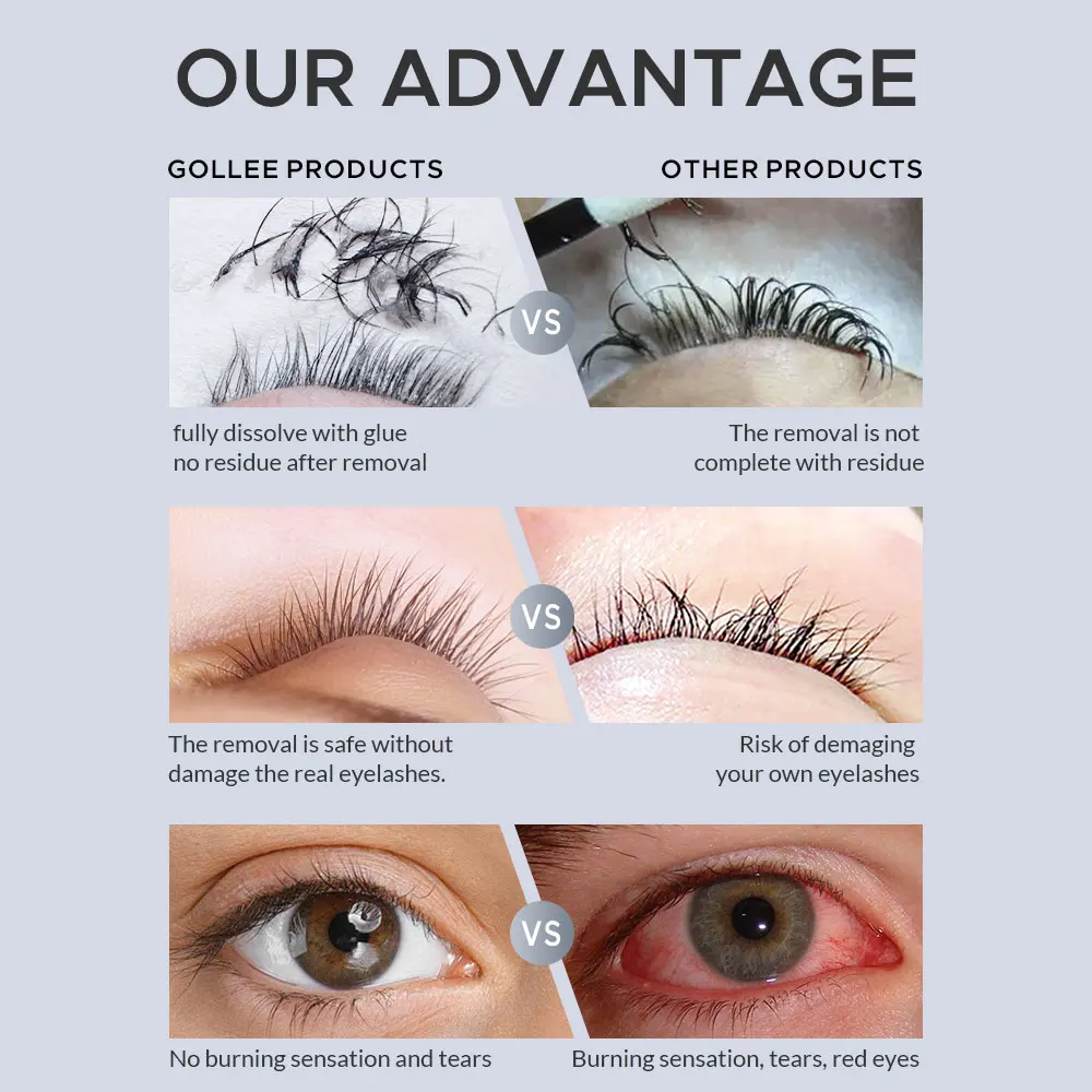 Gollee 5/10 шт. профессиональн – обзор и цена Lash Removal Cream