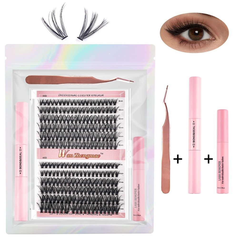 Накладные ресницы 8-16 мм для  – обзор и цена Eyelash Extension Natural Look