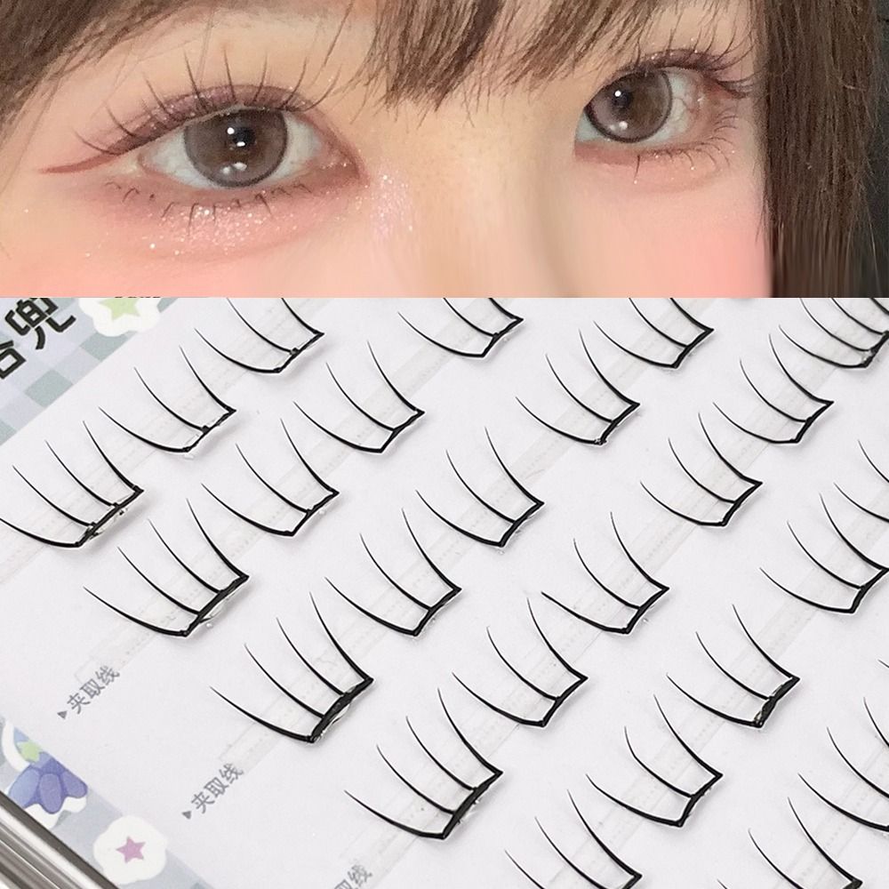 60 шт. Накладные ресницы без к – обзор и цена Eyelash Extension Anime Style